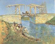 Vincent Van Gogh The Langlois Bridge at Arles (mk09) Spain oil painting artist